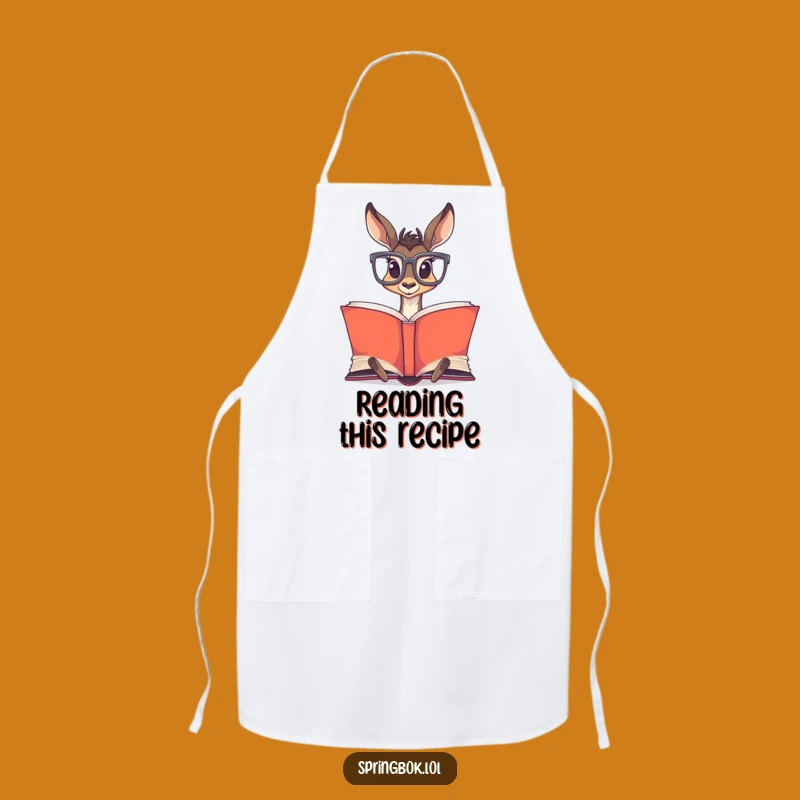 Funny Springbok Glasses Apron: Cook and Learn with Delight