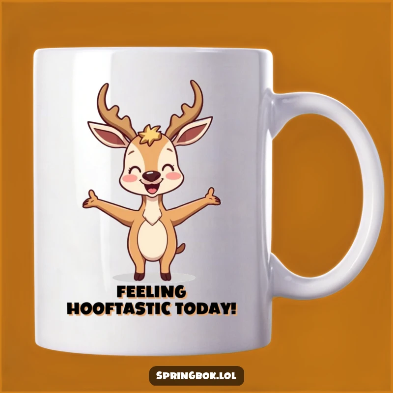 Funny Antelope Pose Mug - Hilarious Gift for Joyful Souls