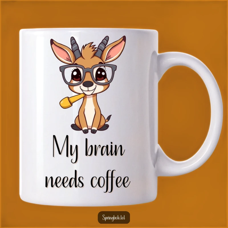 Funny Springbok Glasses Mug: A Hilarious Gift for the Curious and Quirky