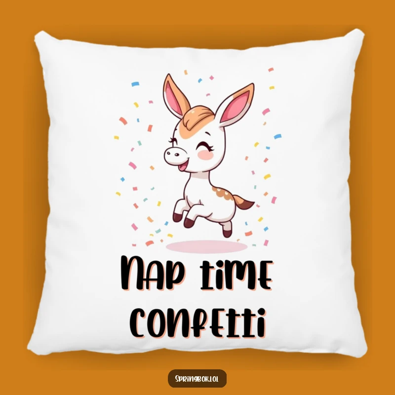 Funny Kawaii Springbok Pillow: Cozy Up with This Playful Gift!