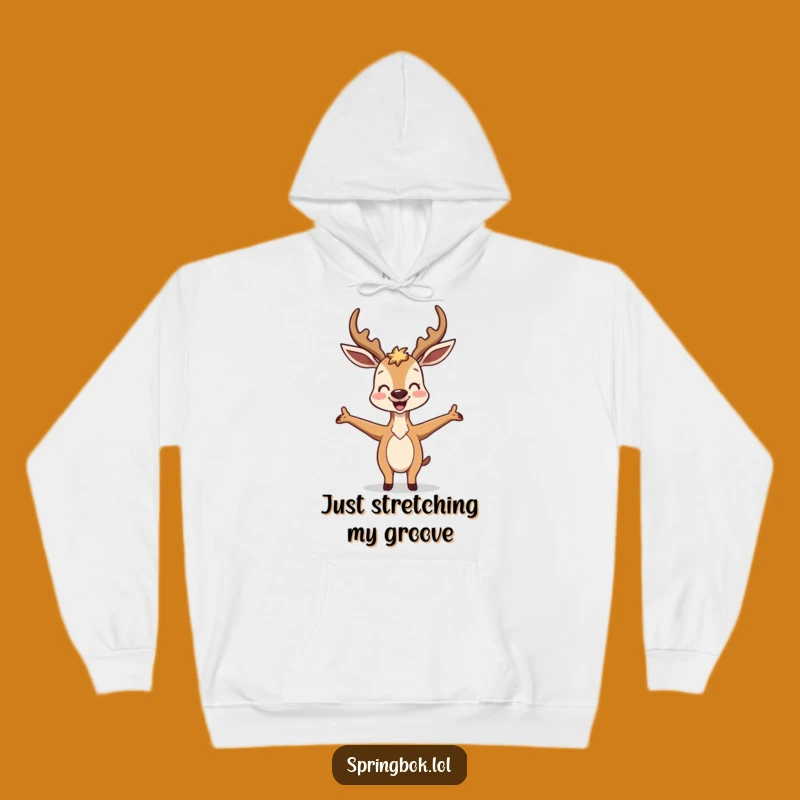 Cozy Funny Antelope Pose Hoodie - Embrace Silliness & Warmth