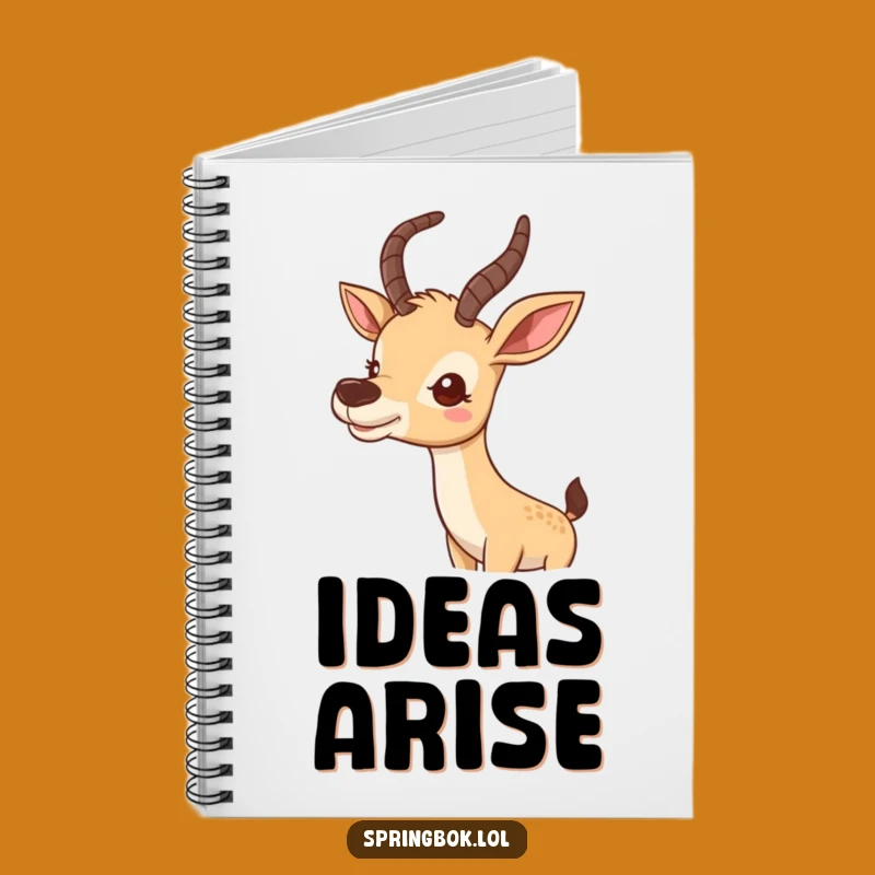 Funny Antelope Journal: Curious Nose Wiggle Notebook, Perfect Funny Gift
