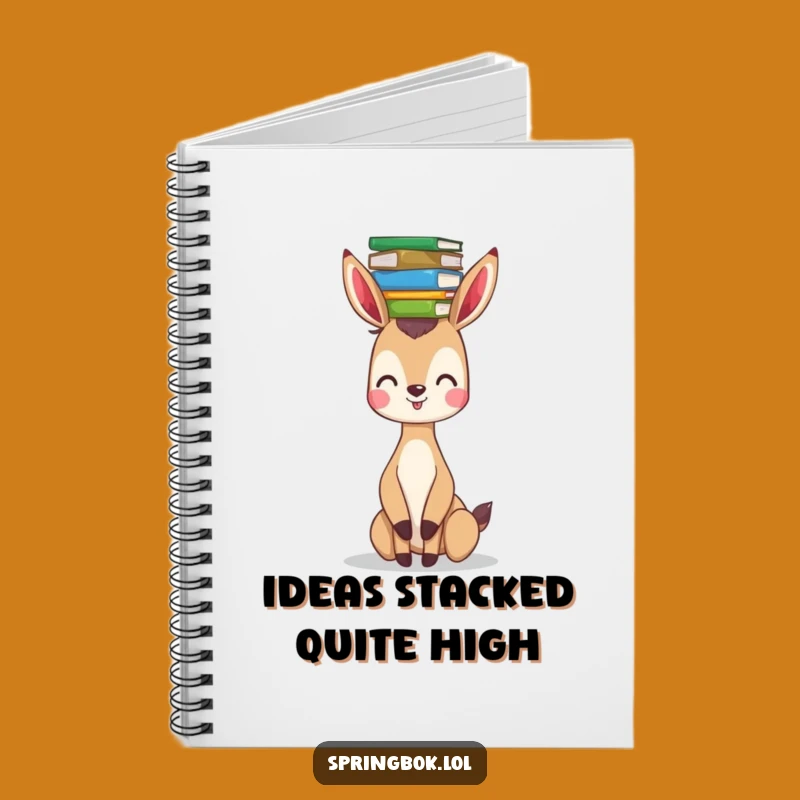Funny Springbok Notebook: Hilariousjournal for Students and Springbok Fans with a Love for Books