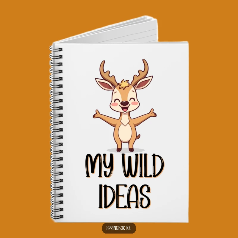 Funny Antelope Pose Notebook - Capture Your Funniest Thoughts