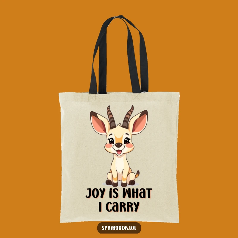 Funny Glee Springbok Tote Bag: Carry Your Happiness Everywhere You Go